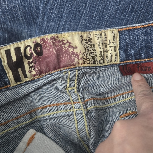Y2K Hollister So Flare Womens Blue Jeans Size 11 - Picture 3 of 14